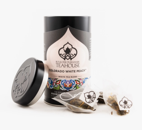 Colorado White Peach White Tea - Tin of 15 Tea Sac