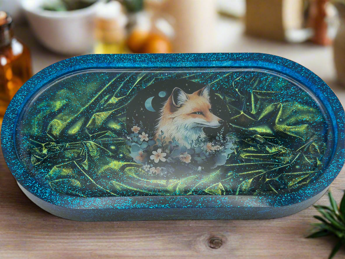 : πΏ Rustic River Trinket Tray β Custom Catch-All