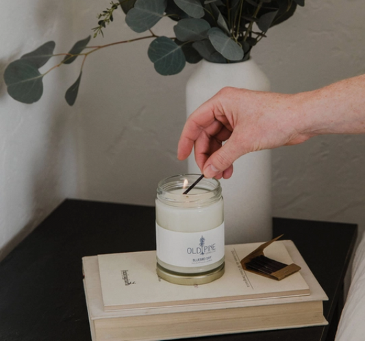 Bluebird Day Candle
