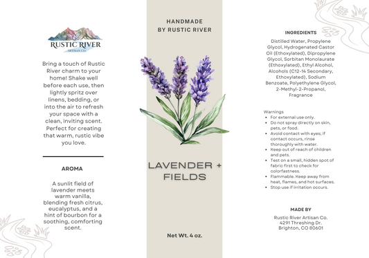 Lavender + Fields Room Spray