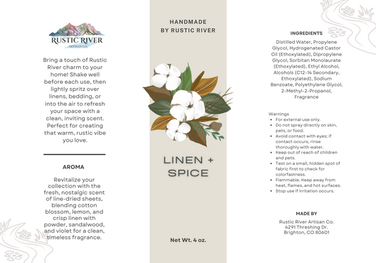 Linen + Spice Room Spray