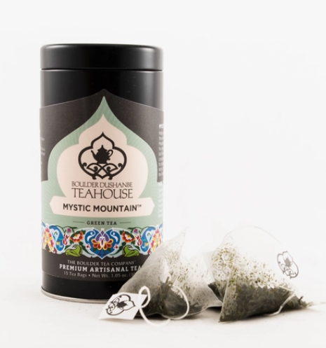 Mystic Mountain Green Tea - Tin of 15 Tea Sachets