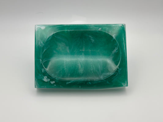 🧼 Rustic River Soap Dish – Classic Rectangle